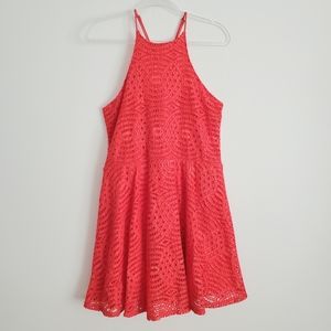Coral Textured Dress Size XXL